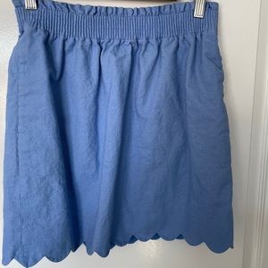 JCrew Scalloped Skirt